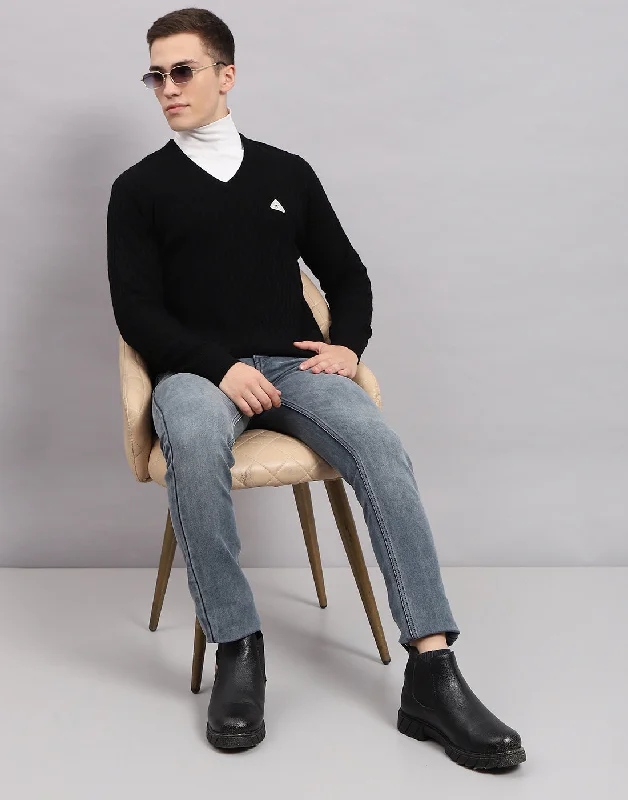 Shop our men's clothing collection for the best prices of the season. Men Black Self Design V Neck Full Sleeve Pullover Shop our men's clothing collection for the best prices of the season. Men Black Self Design V Neck Full Sleeve Pullover
