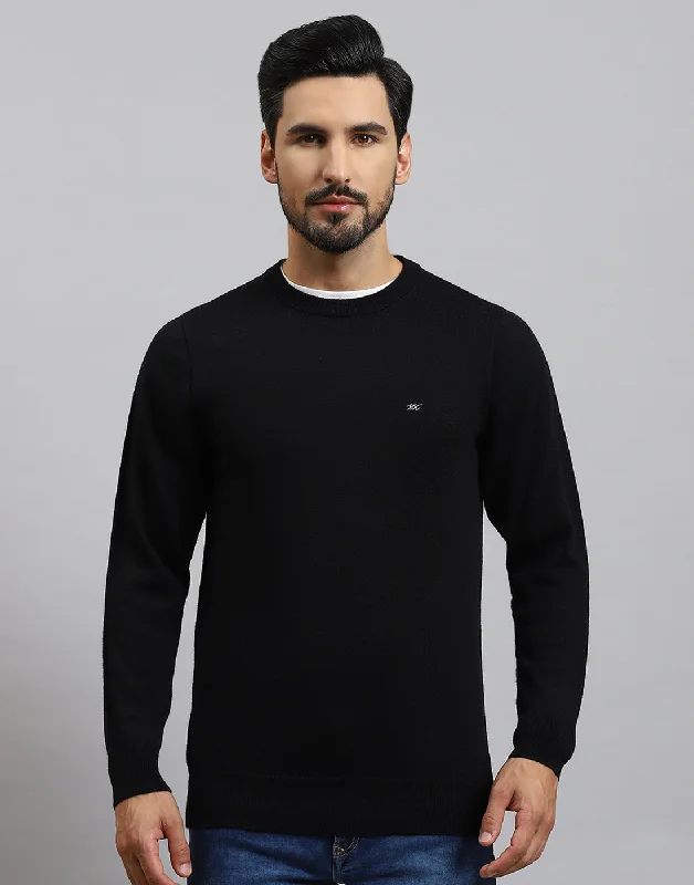 Massive markdowns on clothing items you love – Hurry before they’re gone! Men Black Solid Round Neck Full Sleeve Pullover Massive markdowns on clothing items you love – Hurry before they’re gone! Men Black Solid Round Neck Full Sleeve Pullover