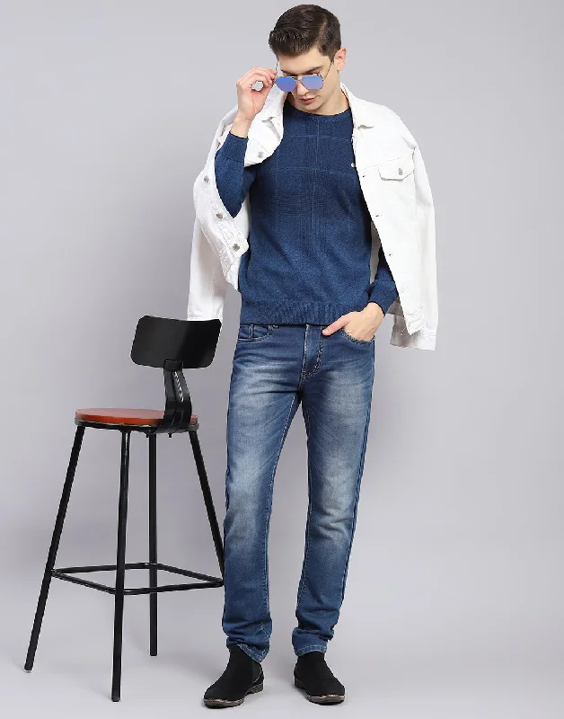 Special offers on the latest clothing collections – Don’t miss out! Men Blue Solid Round Neck Full Sleeve Sweater Special offers on the latest clothing collections – Don’t miss out! Men Blue Solid Round Neck Full Sleeve Sweater