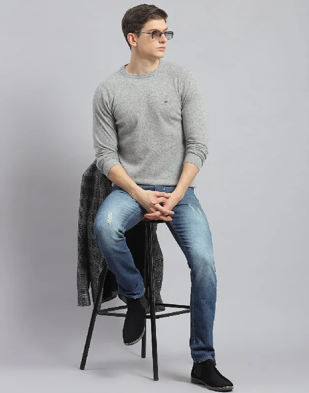 Shop new arrivals in clothing and save up to 60% off select items. Men Grey Solid Round Neck Full Sleeve Pullover Shop new arrivals in clothing and save up to 60% off select items. Men Grey Solid Round Neck Full Sleeve Pullover
