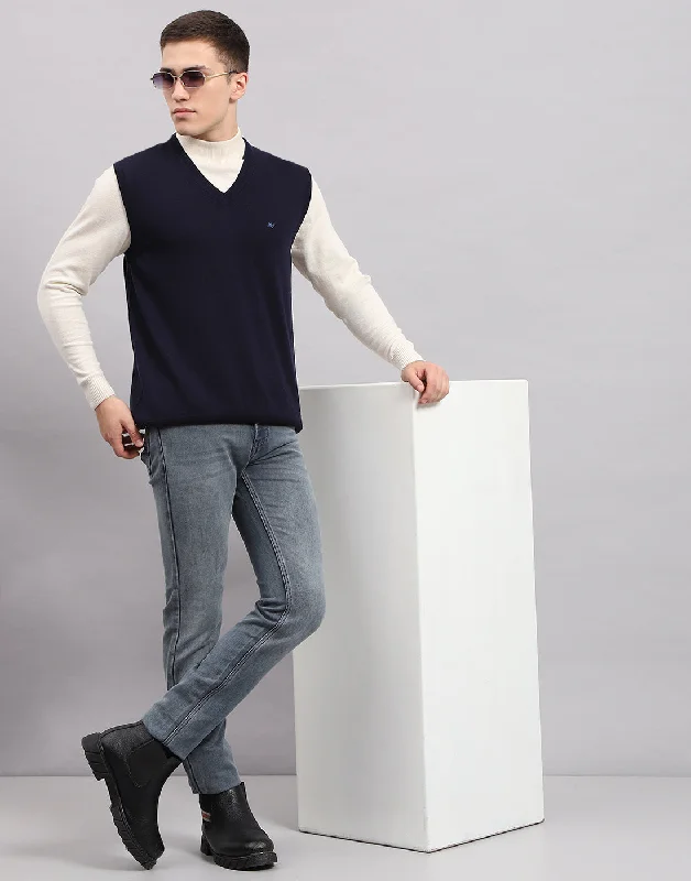 Hurry, the best deals on men’s fashion won’t last long! Men Navy Blue Solid V Neck Sleeveless Sweater Hurry, the best deals on men’s fashion won’t last long! Men Navy Blue Solid V Neck Sleeveless Sweater