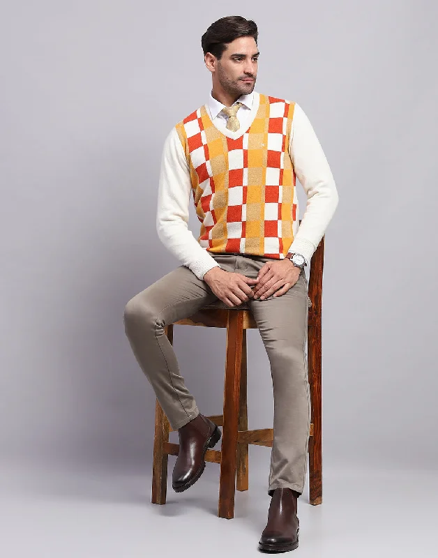 Clearance sale – shop men's clothing at discounted prices! Men Off White Self Design V Neck Full Sleeve Pullover Clearance sale – shop men's clothing at discounted prices! Men Off White Self Design V Neck Full Sleeve Pullover