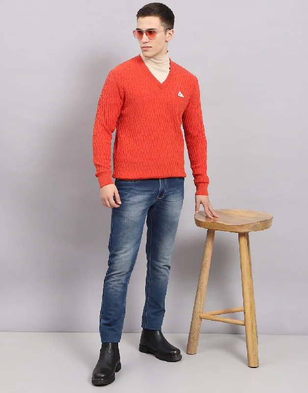 Discover new arrivals in clothing – Affordable styles for every occasion. Men Orange Self Design V Neck Full Sleeve Pullover Discover new arrivals in clothing – Affordable styles for every occasion. Men Orange Self Design V Neck Full Sleeve Pullover