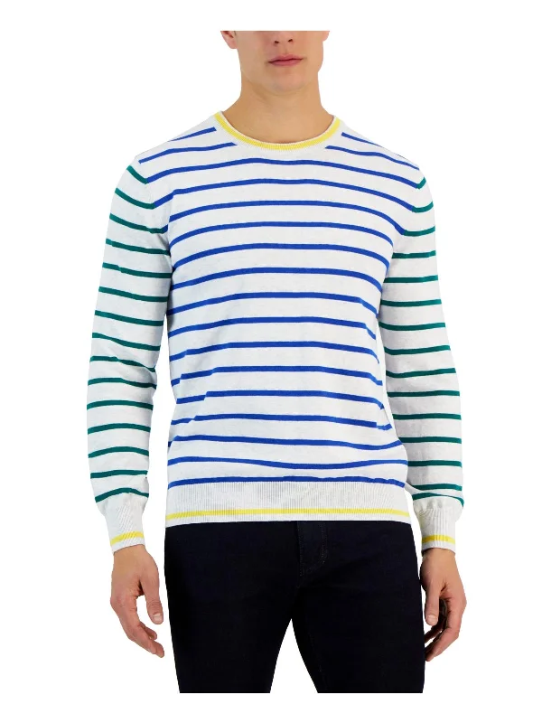 New season, new deals – shop men's clothing now! Mens Knit Striped Pullover Sweater New season, new deals – shop men's clothing now! Mens Knit Striped Pullover Sweater