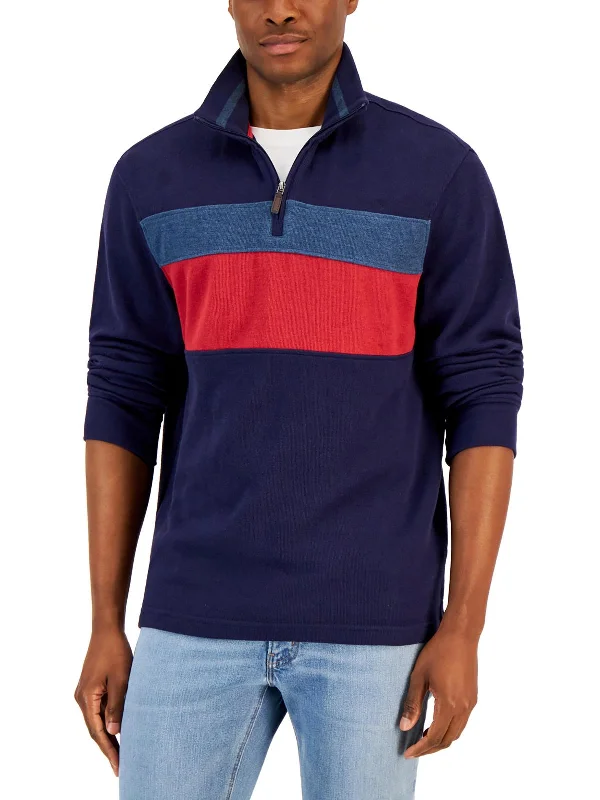 Save on men’s formal wear – perfect for your next event! Mens Zipper Neck Colorblock Pullover Sweater Save on men’s formal wear – perfect for your next event! Mens Zipper Neck Colorblock Pullover Sweater