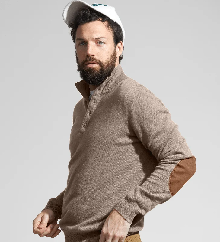 Save on stylish, high-quality clothing for every occasion – The Mock-Neck Quarter Button Polo Sweater Save on stylish, high-quality clothing for every occasion – The Mock-Neck Quarter Button Polo Sweater