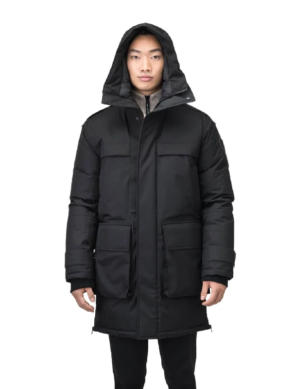 Shop men’s  clothing for all seasons – Save big today!  Alum Men's Long Parka