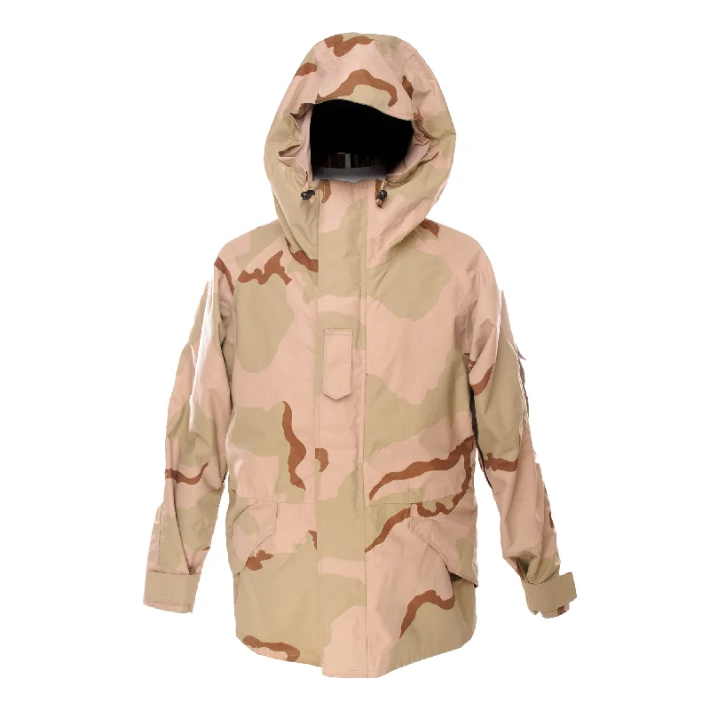 Shop affordable clothing for every season – Big savings this weekend only!  VINTAGE US ARMY ECWCS PARKA DESERT GORETEX CAMO 2004 SIZE LARGE SHORT