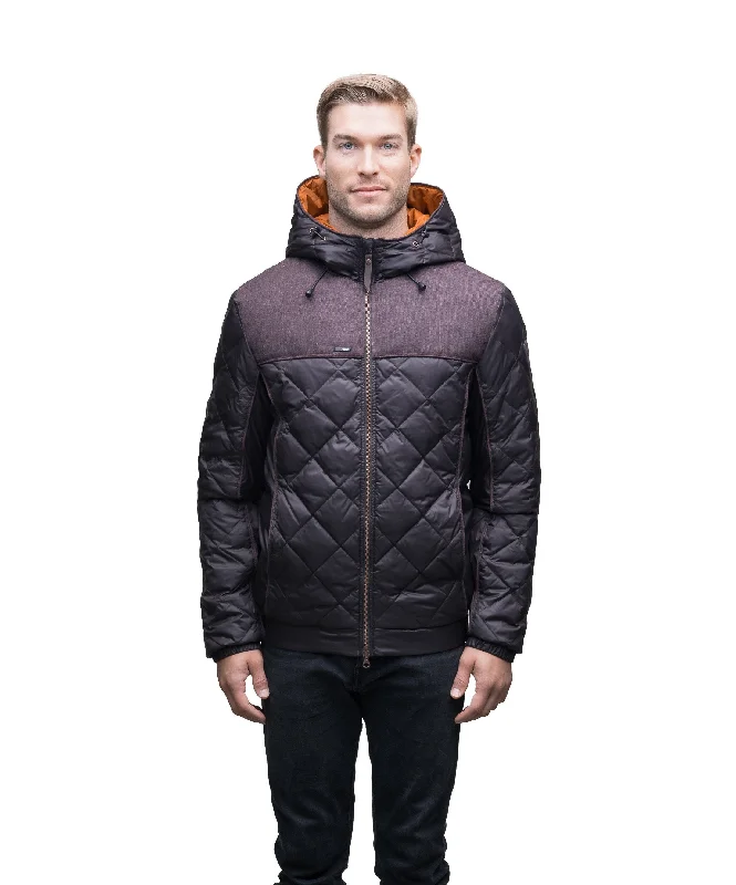 Save more with our buy-more, save-more deals on men’s fashion.  Elroy Men's Quilted Hooded Jacket