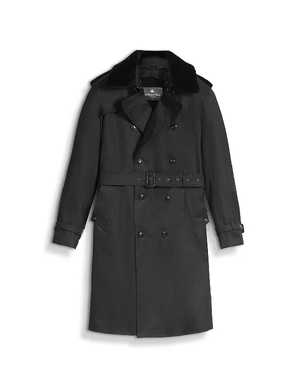 Buy more, save more –  London Trench Coat Grenfell Cloth Black
