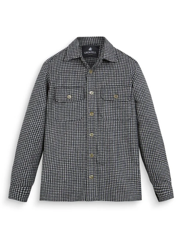 Shop affordable clothing for less – Big discounts online now.  Overshirt - Gingham Check White & Black