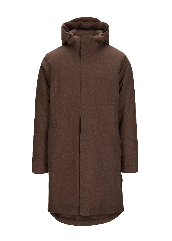Flash sale: Save big on men's clothing this weekend!  Mens Parka - Chocolate Brown