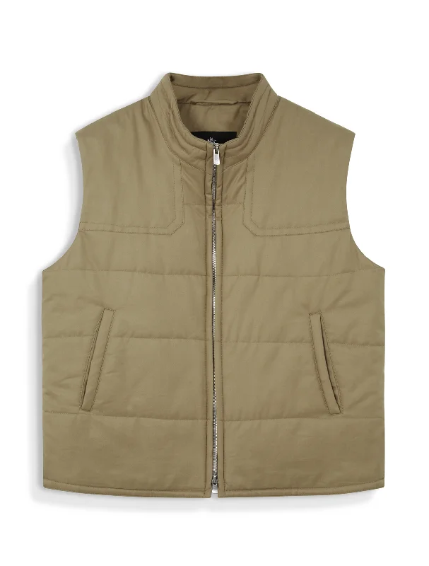 Shop men’s clothing now and enjoy amazing savings.  The Gilet in Grenfell Cloth Beige