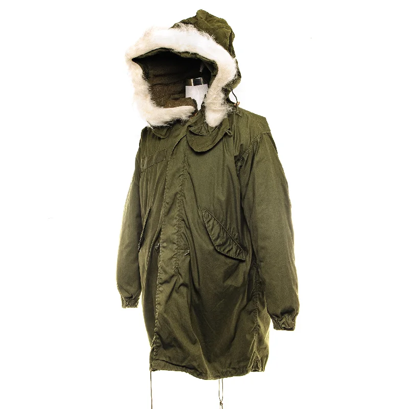 Exclusive online offer: Save 30% on all men's clothing. US ARMY FISHTAIL PARKA COMPLETE 1983 MEDIUM W LINER DEADSTOCK Exclusive online offer: Save 30% on all men's clothing. US ARMY FISHTAIL PARKA COMPLETE 1983 MEDIUM W LINER DEADSTOCK