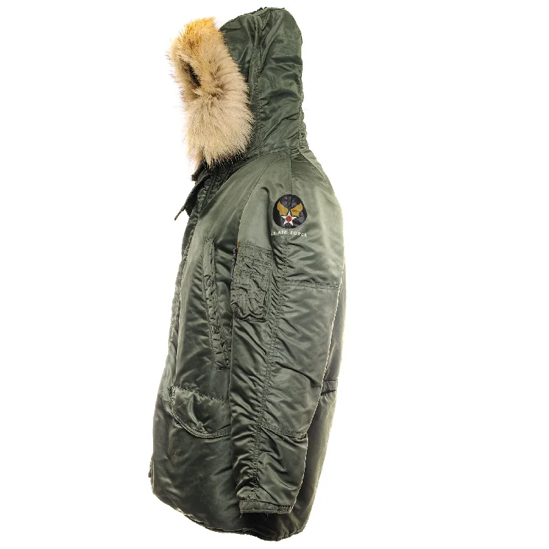 Shop new arrivals in clothing and save – USAF US AIR FORCE PARKA AIRCREW JACKET N-3B N3B 1963 VIETNAM WAR SIZE SMALL Shop new arrivals in clothing and save – USAF US AIR FORCE PARKA AIRCREW JACKET N-3B N3B 1963 VIETNAM WAR SIZE SMALL