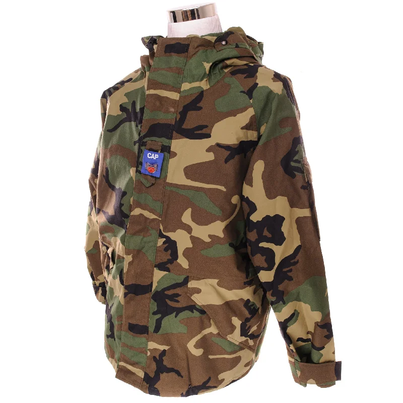 Final clearance: Men’s clothing items up to 70% off! VINTAGE USAF GORETEX WOODLAND CAMO ECWCS PARKA 1996 SIZE LARGE REGULAR Final clearance: Men’s clothing items up to 70% off! VINTAGE USAF GORETEX WOODLAND CAMO ECWCS PARKA 1996 SIZE LARGE REGULAR