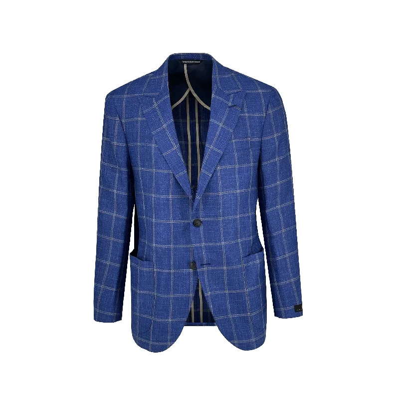 – Shop trendy clothing now.  Navy Window Pane Sport Coat