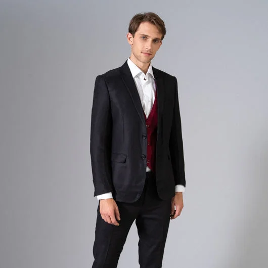 Final clearance: Men’s clothing items up to 70% off!  Amazeus Black linen Blazer