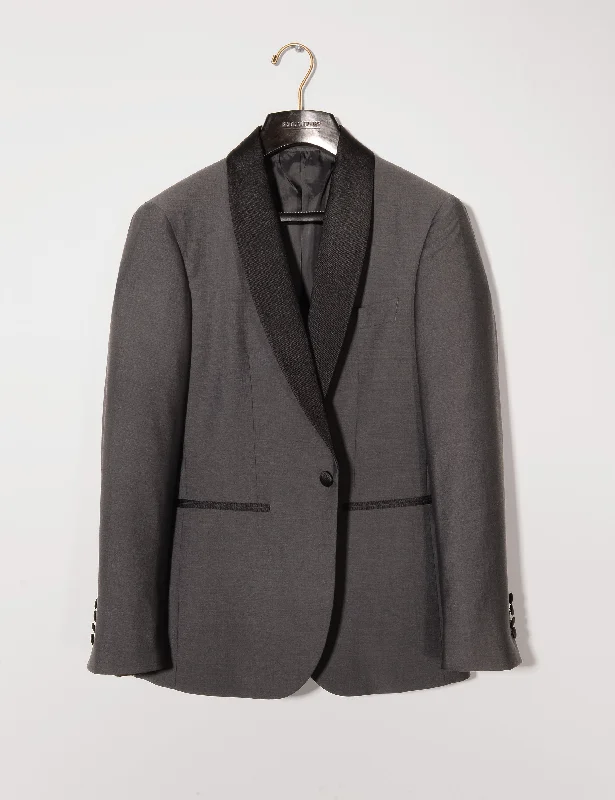 Save up to 60% on new arrivals in clothing – Shop now! BKT50 Shawl Collar Dinner Jacket in Wool & Mohair - Gunmetal Gray Save up to 60% on new arrivals in clothing – Shop now! BKT50 Shawl Collar Dinner Jacket in Wool & Mohair - Gunmetal Gray