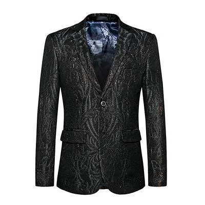 End-of-season sale – men’s clothing essentials up to 60% off!  Men Blazer - Black Sequin Blazer
