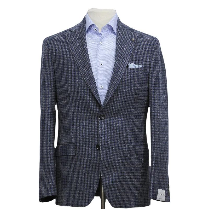 Shop affordable clothing for men – Up to 60% off! Blue & Black Mini Check Midland Contemporary Wool Sport Jacket - Jack Victor Shop affordable clothing for men – Up to 60% off! Blue & Black Mini Check Midland Contemporary Wool Sport Jacket - Jack Victor