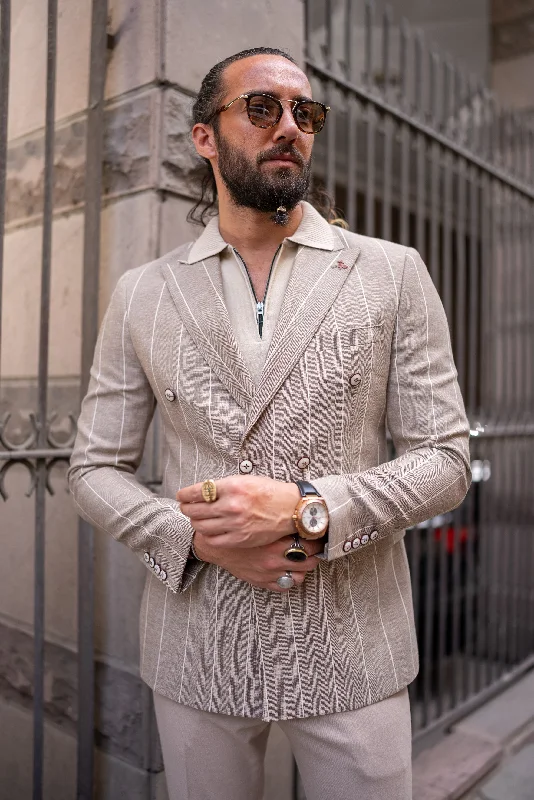 Shop smart, save big – men’s clothing sale on now! Brabion Noah Beige Slim Fit Double Breasted Striped Blazer Shop smart, save big – men’s clothing sale on now! Brabion Noah Beige Slim Fit Double Breasted Striped Blazer