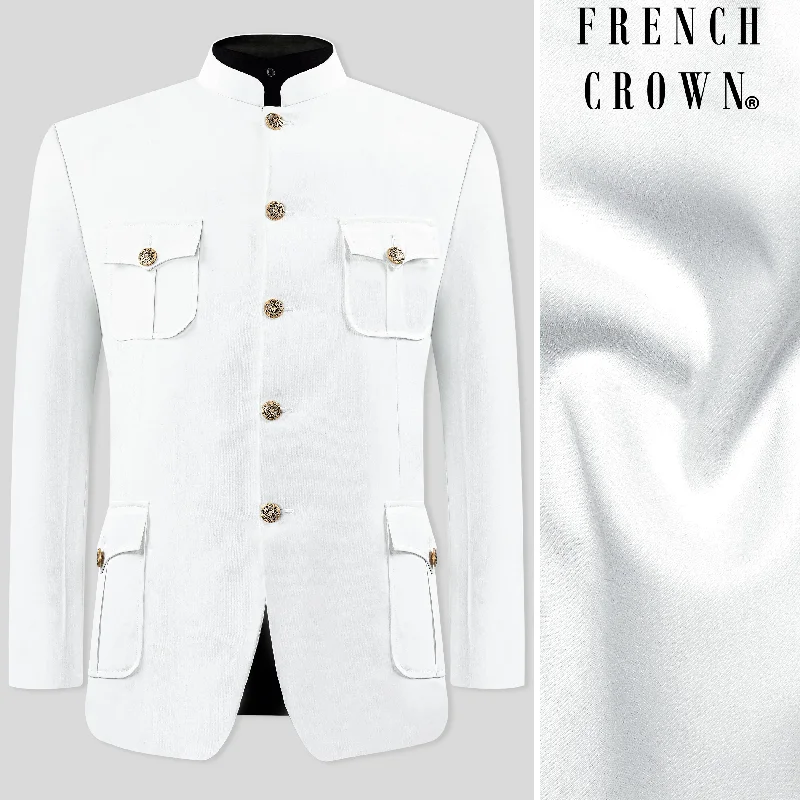 Shop affordable clothing for every season – Big savings this weekend only! Bright White Wool Rich Bandhgala Designer Blazer Shop affordable clothing for every season – Big savings this weekend only! Bright White Wool Rich Bandhgala Designer Blazer