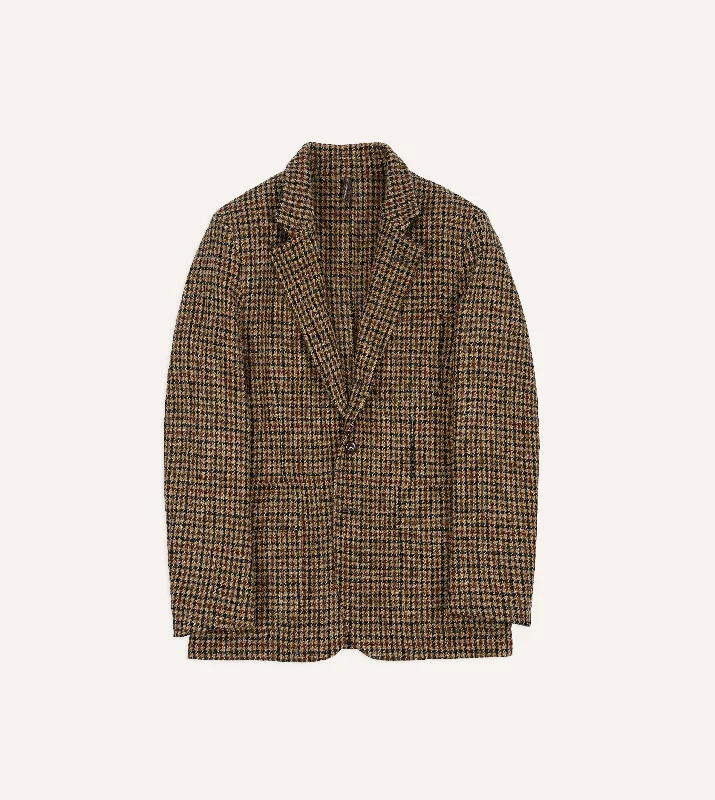 Flash sale: Save big on men's clothing this weekend! Brown Houndstooth Check Harris Tweed Games Blazer Mk. VII Flash sale: Save big on men's clothing this weekend! Brown Houndstooth Check Harris Tweed Games Blazer Mk. VII