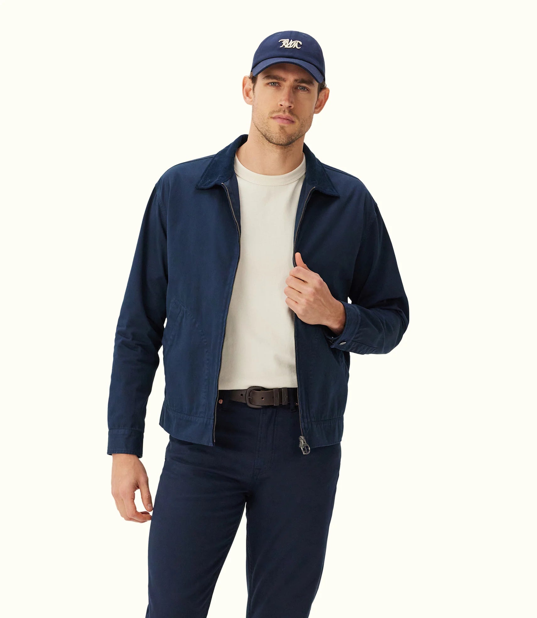 Last chance! Men’s clothing at unbeatable prices. R.M.Williams - Carpenter Jacket - Navy Last chance! Men’s clothing at unbeatable prices. R.M.Williams - Carpenter Jacket - Navy