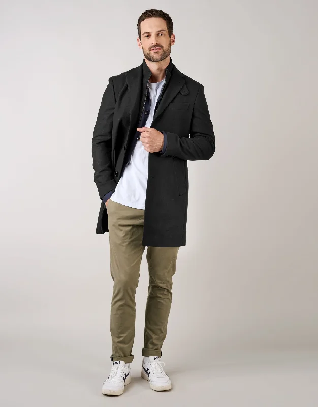Get ready for your next season with amazing savings on all clothing. Compton Black Overcoat Get ready for your next season with amazing savings on all clothing. Compton Black Overcoat