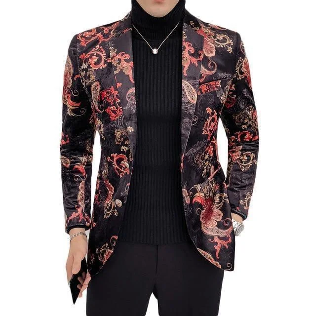 Shop the best in men’s fashion for less – limited-time sale! Men Blazer - Coral Print Blazer Shop the best in men’s fashion for less – limited-time sale! Men Blazer - Coral Print Blazer
