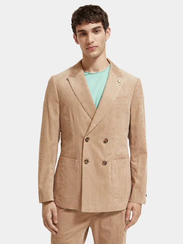 Shop the best fashion at unbeatable prices – Limited time only. Double-breasted corduroy blazer Shop the best fashion at unbeatable prices – Limited time only. Double-breasted corduroy blazer