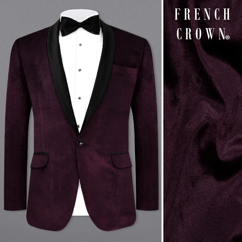 – Shop now and save big.  Eclipse Wine Velvet Tuxedo Blazer