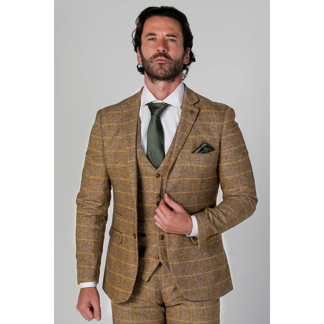 Shop new arrivals in clothing and save –  Harris - Men's Brown Tweed Blazer