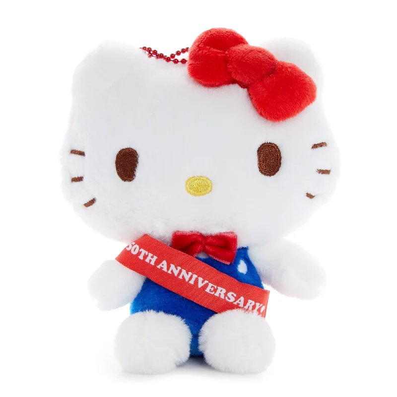 Soft and squishy plush crittersHello Kitty Mascot Bag Charm (Hello Kitty 50th Anniv.) Soft and squishy plush crittersHello Kitty Mascot Bag Charm (Hello Kitty 50th Anniv.)