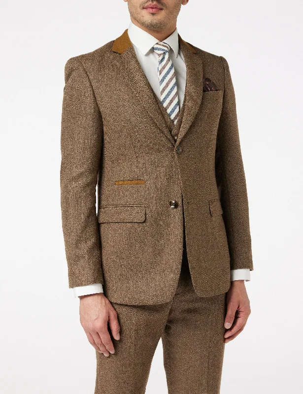 Get 25% off select men’s clothing when you shop online! HERRINGBONE TWEED TAN BROWN JACKET Get 25% off select men’s clothing when you shop online! HERRINGBONE TWEED TAN BROWN JACKET