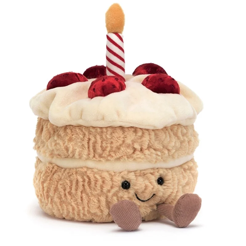Cozy and gentle Jellycat attention to detailJellycat Amuseable Birthday Cake 16 cm