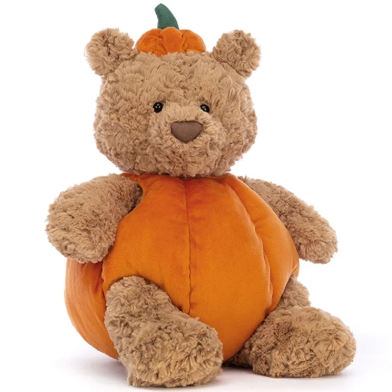 Cozy and delightful Jellycat companionsJellycat Bartholomew Græskar Bjørn 36 cm