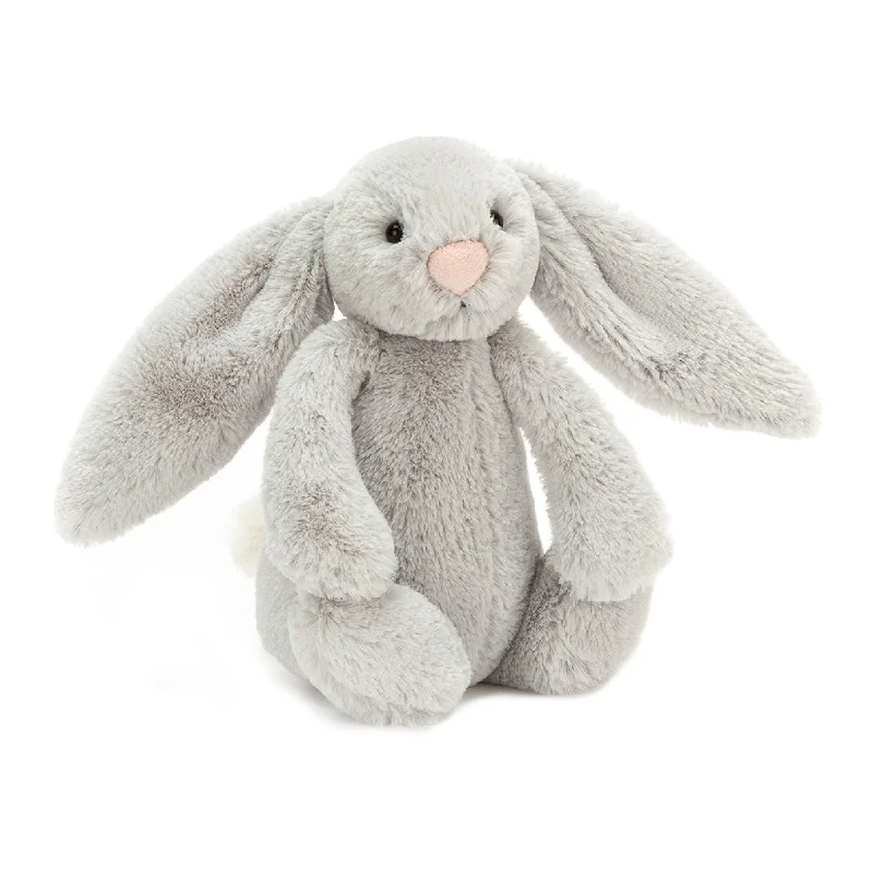 Soft and cozy Jellycat high-quality craftsmanshipBashful Bunny | Silver | Small