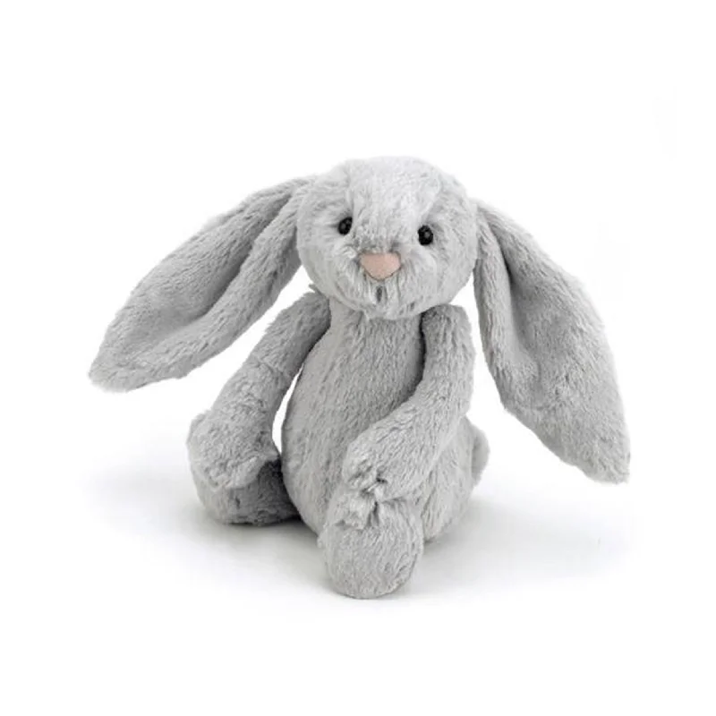 Cuddly and delightful Jellycat naptime buddiesJellycat Bashful Rabbit Silver 18 cm BASS6BS