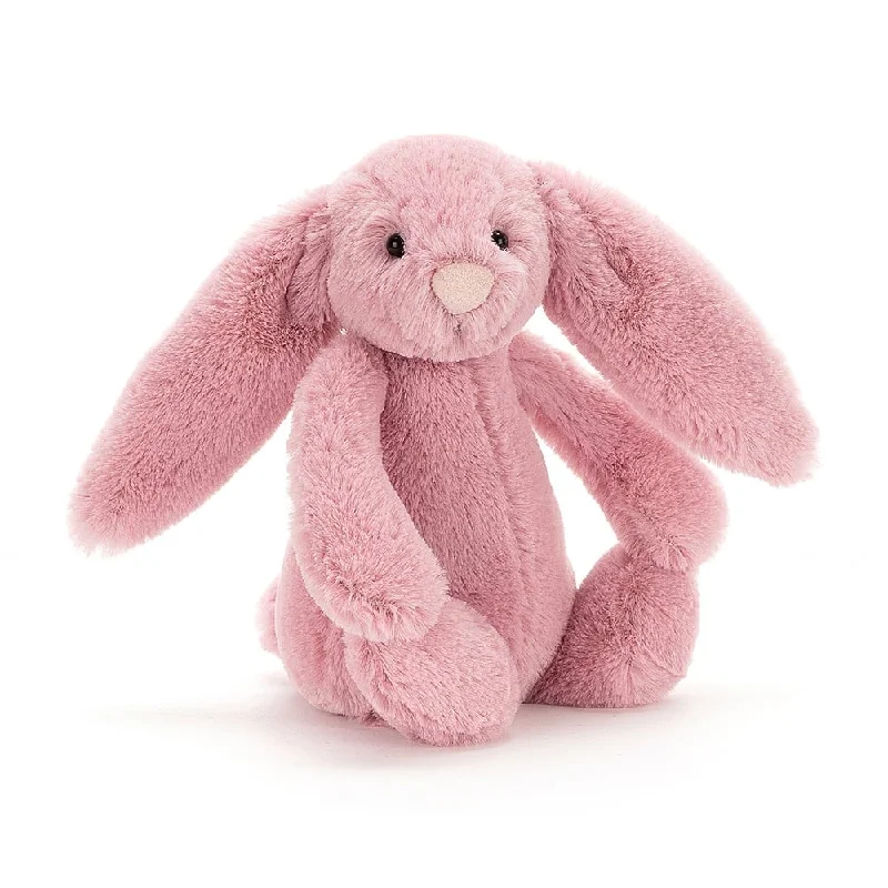 Sweet and endearing Jellycat stuffiesJELLYCAT BASHFUL TULIP PINK BUNNY LITTLE (SMALL) PINK 18X9X8 CM (On Sale)