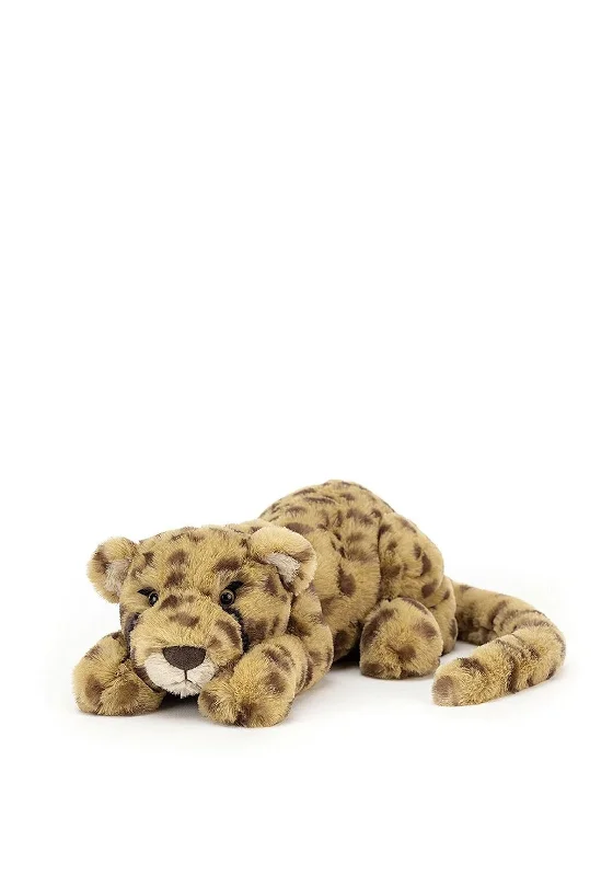 Huggable and charming Jellycat beloved by all ages.Jellycat Little Charley Cheetah, Golden Brown