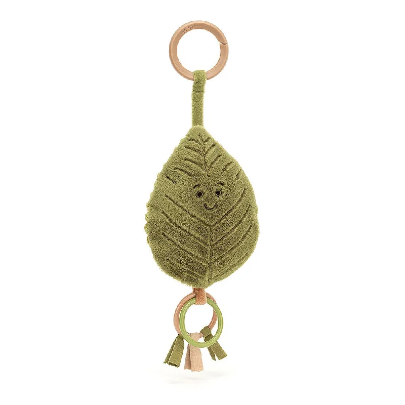 Adorable and gentle Jellycat friendsJellycat London Woodland Beech Leaf Ring Toy