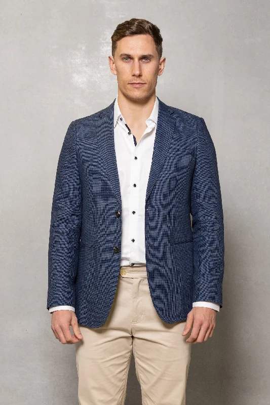 – Shop now and save big.  Johnson Linen Houndstooth Blazer: Carbon