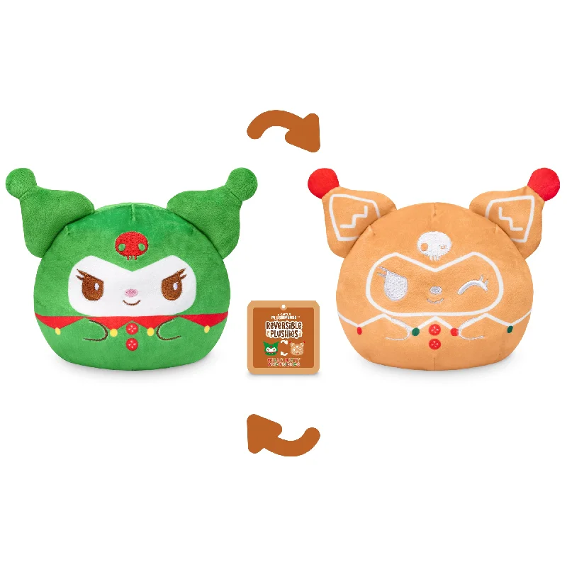 Colorful and vibrant plush creationsKuromi Gingerbread 4" Reversible Plushie
