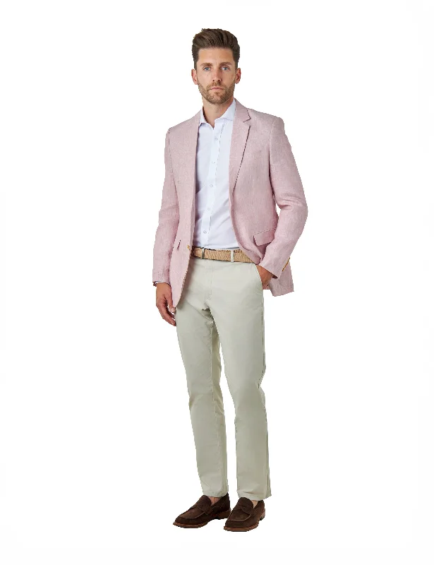 Shop seasonal clothing deals – Big savings on fashion essentials. LEWIS - Pink Linen Tailored Fit Summer Suit Blazer Shop seasonal clothing deals – Big savings on fashion essentials. LEWIS - Pink Linen Tailored Fit Summer Suit Blazer