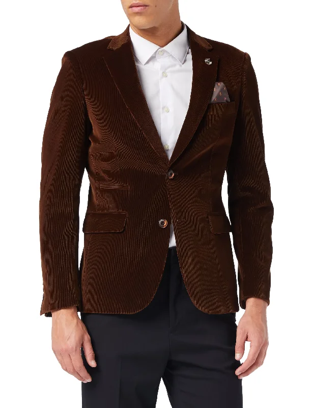 Shop the latest clothing deals – Huge discounts on fashion essentials! MATTHEW - Brown Corduroy Blazer Jacket Shop the latest clothing deals – Huge discounts on fashion essentials! MATTHEW - Brown Corduroy Blazer Jacket