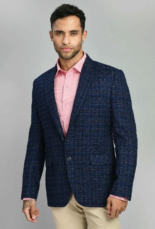 Time to shop! Men’s clothing deals you can’t resist. Blue Slim Fit Twid Checks Casual Blazer Time to shop! Men’s clothing deals you can’t resist. Blue Slim Fit Twid Checks Casual Blazer