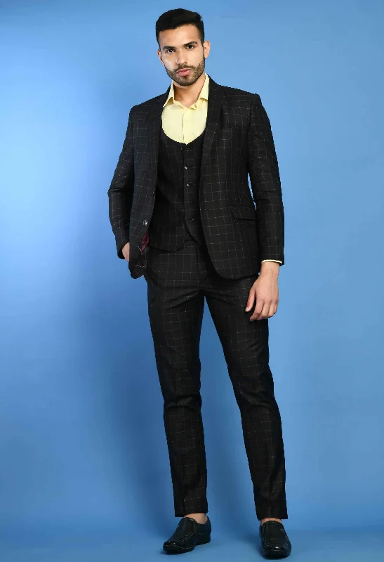 Shop now and save up to 40% on men’s wardrobe essentials. Men's Black Terry Rayon 3Pc Checked Suit Set Shop now and save up to 40% on men’s wardrobe essentials. Men's Black Terry Rayon 3Pc Checked Suit Set