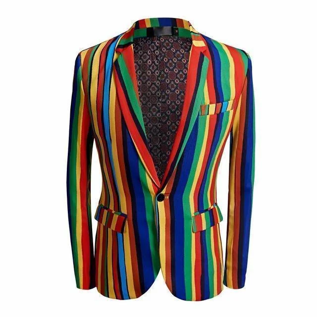 Limited-time offer – Shop top-rated clothing with massive discounts! Men's Blazer Striped Casual Party Blazer Slim Fit Limited-time offer – Shop top-rated clothing with massive discounts! Men's Blazer Striped Casual Party Blazer Slim Fit